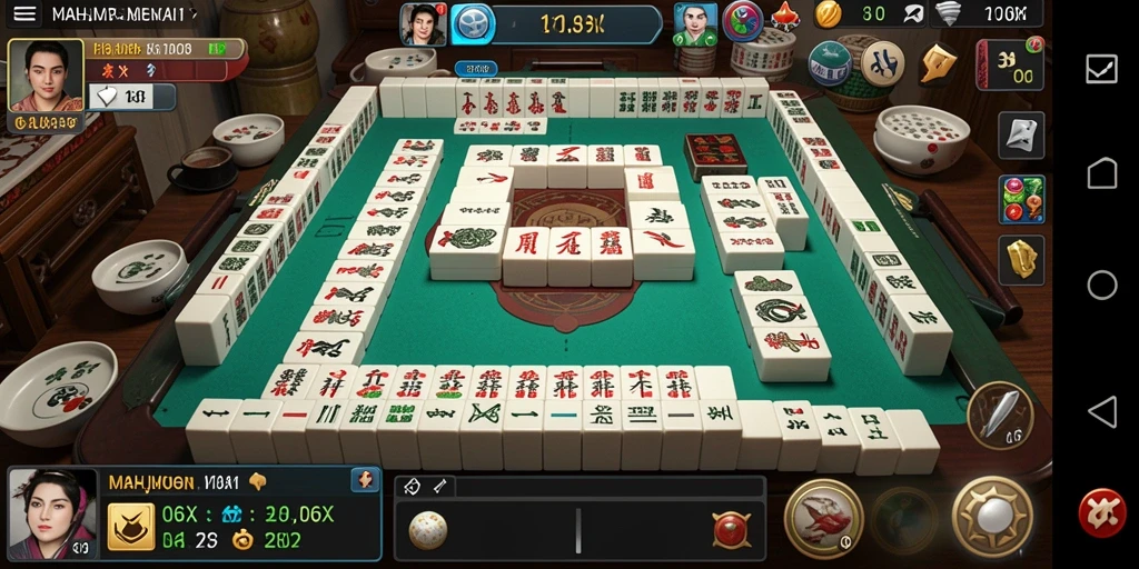 Screenshot gameplay Mahjong 116X menunjukkan keseruan dan tantangan yang ditawarkan.