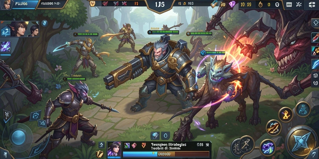Tampilan gameplay seru dan menegangkan di FUJI66 yang menunjukkan pertempuran antar karakter.