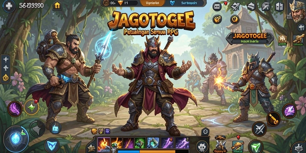 Gameplay RPG seru di dunia JAGOTOGEL yang penuh tantangan.