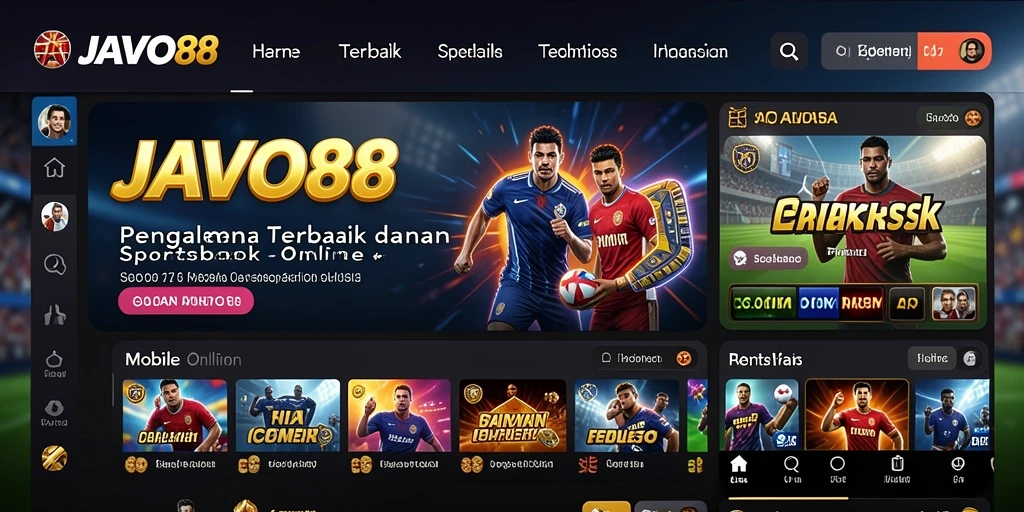 Tampilan menarik dari gameplay Sportsbook JAVO88.