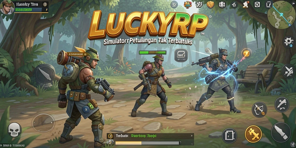 Tampilan menarik dari gameplay LUCKYRP yang menakjubkan.