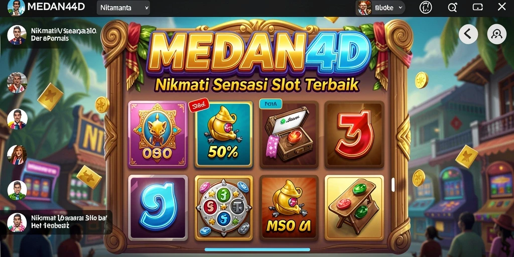 Tampilan gameplay <strong>MEDAN4D</strong> yang memikat dan fitur menarik.