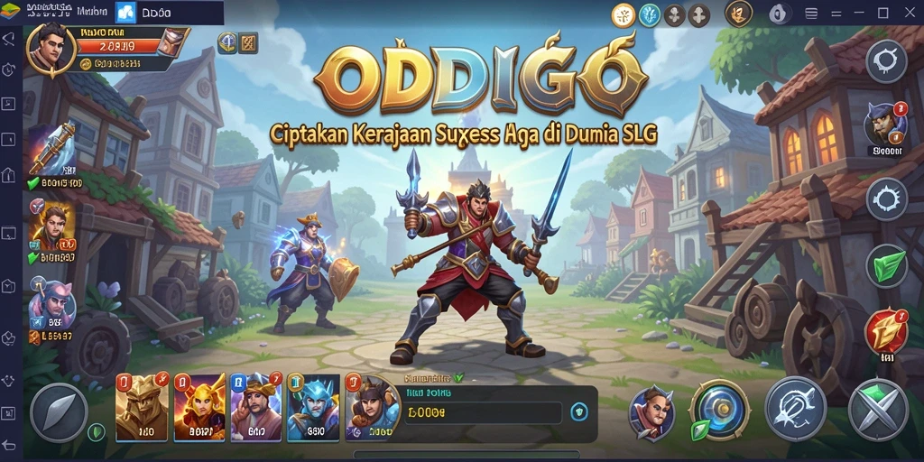 Tampilan gameplay ODDIGO yang menarik dan strategis.
