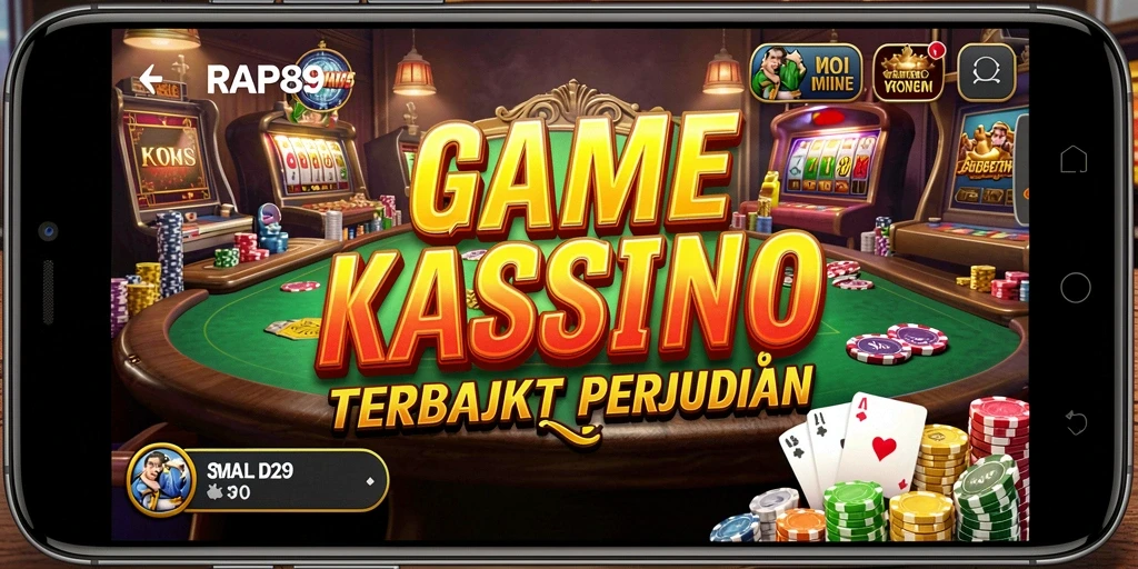 Tampilan gameplay seru dan interaktif di RAP89, aplikasi Kasino modern.
