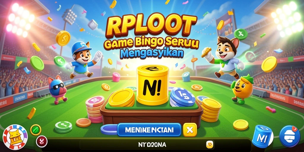 Screenshot RPLOOT menampilkan gameplay Bingo yang menarik dan interaktif.