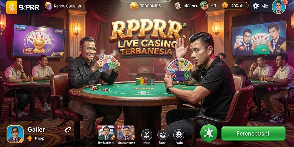 Gameplay mendebarkan di RPRR dengan dealer langsung dan interaksi pemain.