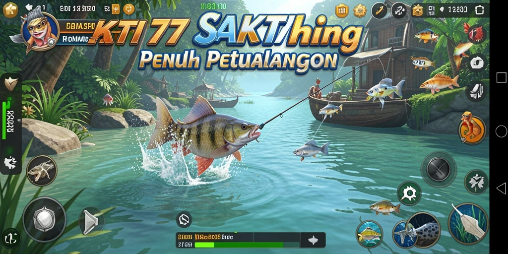 Tampilan gameplay SAKTI77 yang mendebarkan saat memancing.