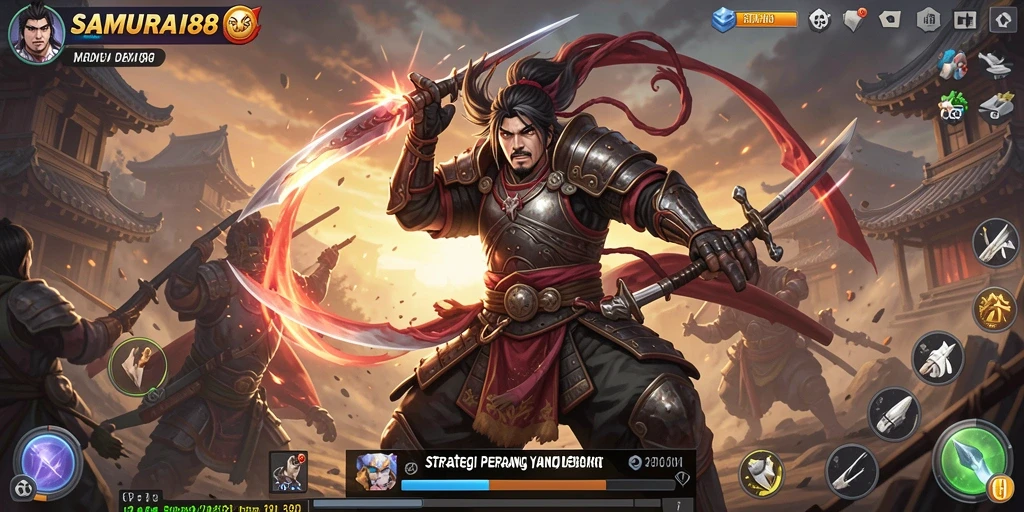 Menampilkan pertarungan epik dengan samurai dalam SAMURAI88.
