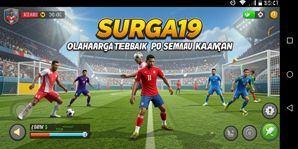 Gameplay SURGA19 yang seru dan menegangkan saat bertanding.