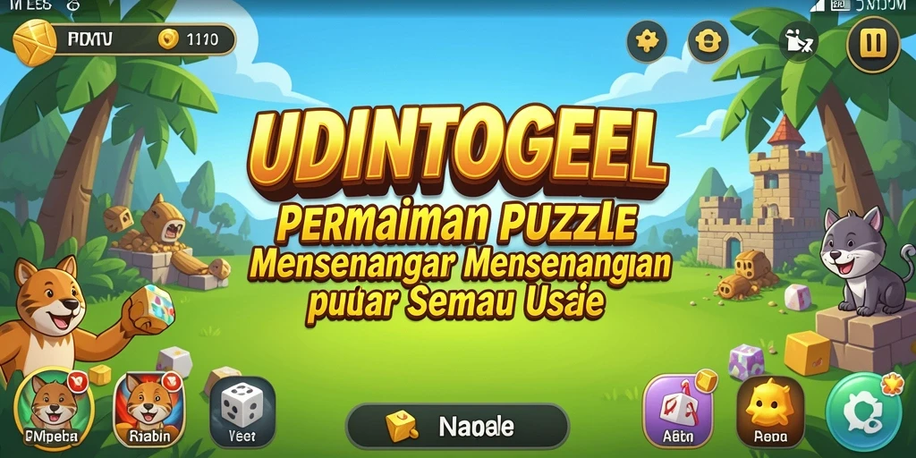 Tangkapan layar gameplay <strong>UDINTOGEL</strong> menampilkan tantangan Puzzle menarik.