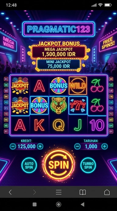 Tampilan antarmuka user-friendly pragmatic123 di perangkat mobile.